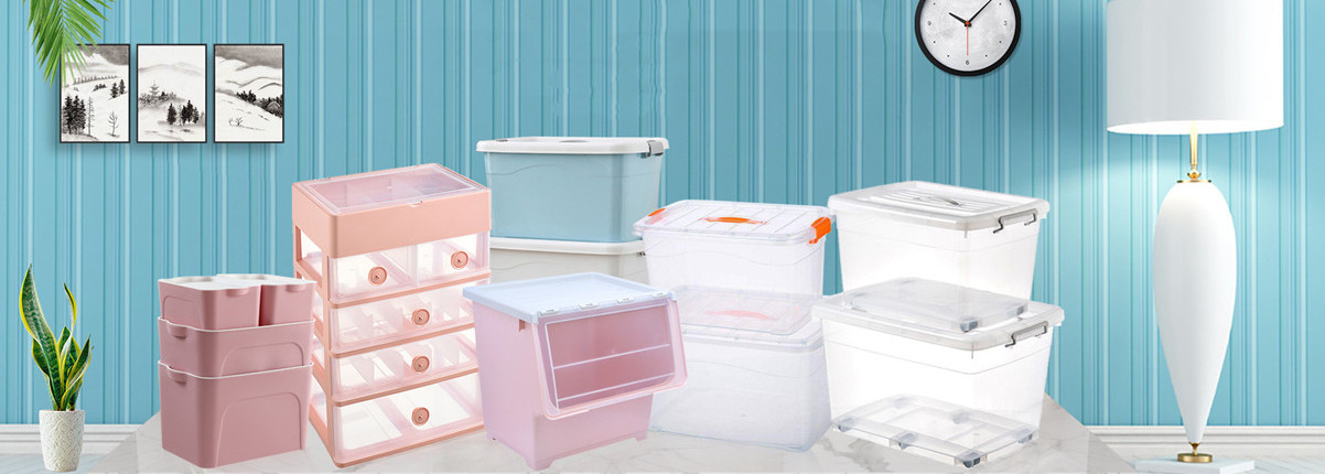 MPM 4 Packs Transparent Plastic Bins Storage Box, Deep Plastic Bins, Great  Organization for Home Storage, Kitchen Cabine