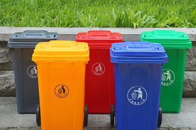 plastic dustbin 400