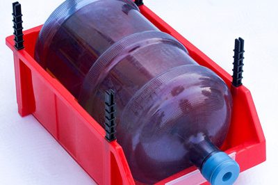 plastic storage bin 400