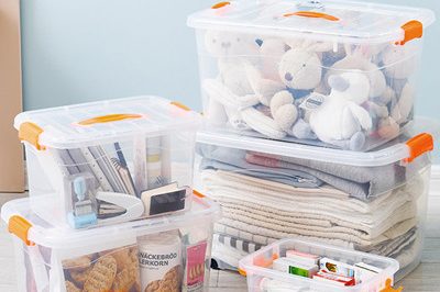 plastic storage box 400