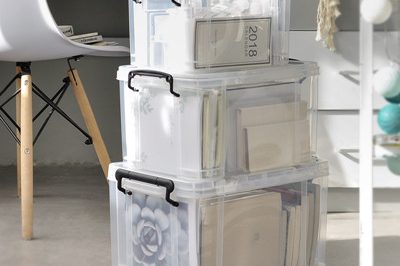 plastic storage box 400