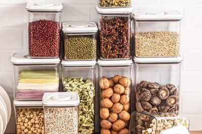 Factory supply kitchen grains plastic storage box (2)