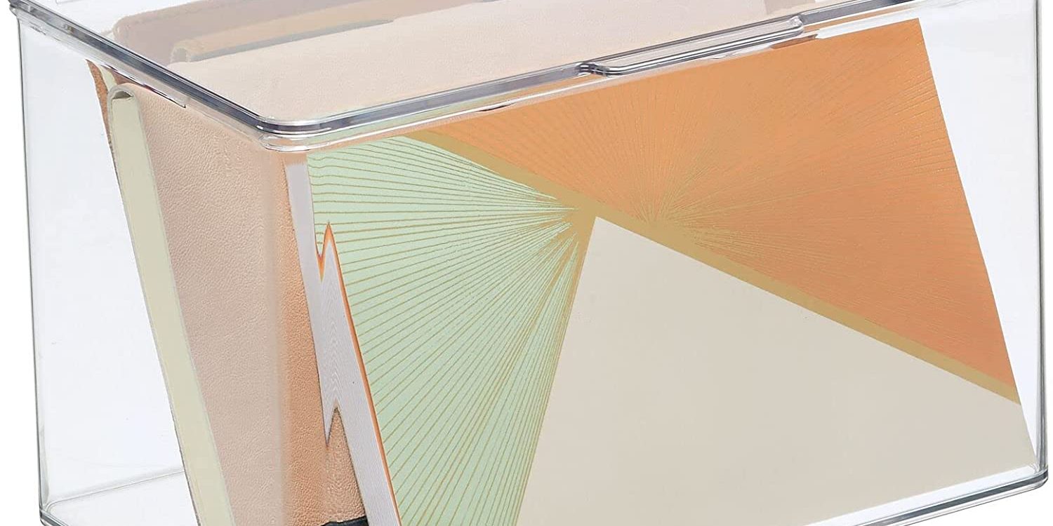 Small Plastic Home Office Storage Box (4)